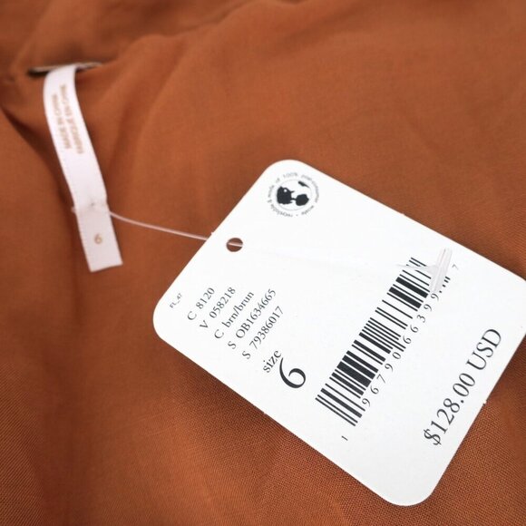 Free People Grace Mini Skirt Low Rise Raw Edge Ruffle Tiered NWT Women's 6 - Picture 4 of 5